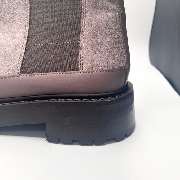 NWOT MANSUR GAVRIEL SOMA TAUPE SUEDE LUGGED SOLE ANKLE BOOTS - 8 (38) - Picture 9 of 13